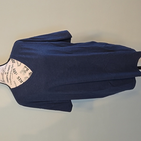 Blue V-neck - Picture 1 of 4